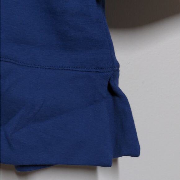 J Jill Long Sleeve Perfect Pima V-Neck Tunic in Blue - Size M - EUC - Picture 2 of 7